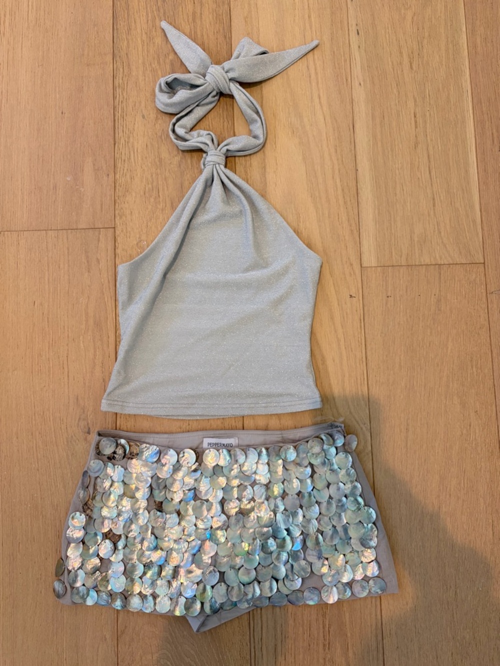 Peppermayo Set- Top is S, Skort is XXS